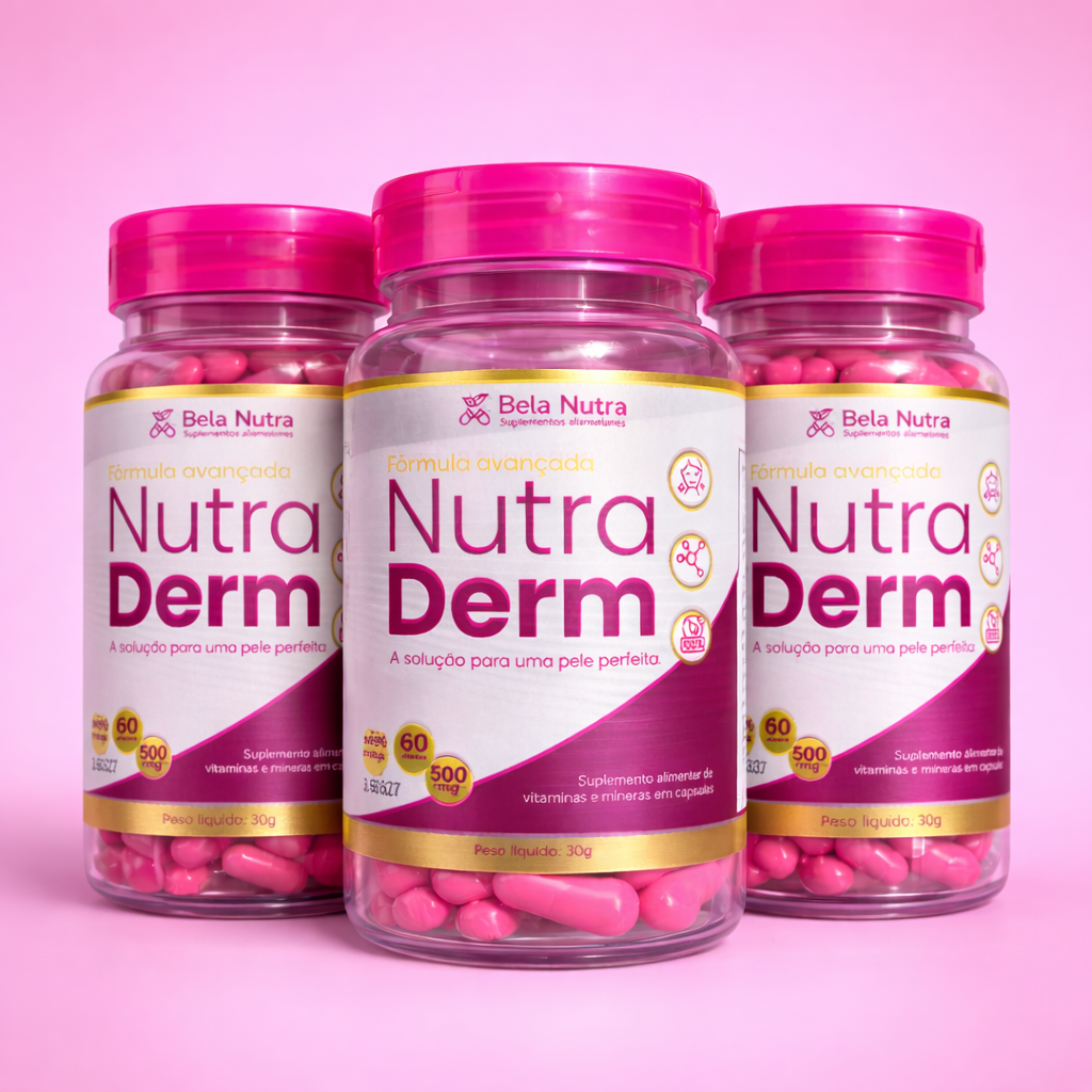 Kit 3 Nutra Derm – Tratamento Completo | 180 Cápsulas