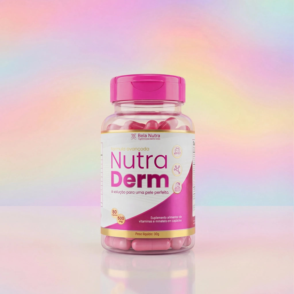 Nutra Derm – Fórmula Avançada para a Pele | 60 Cápsulas - Nutra Derm